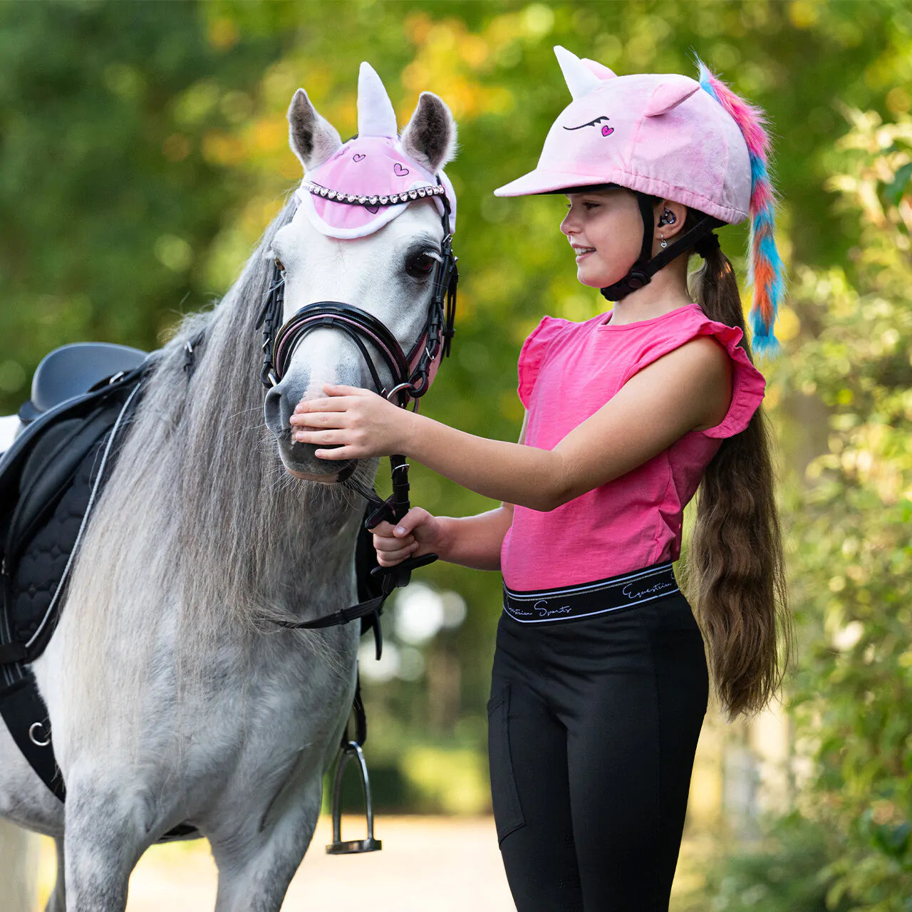 funda para casco Unicorn QHP para equitación - vista 10