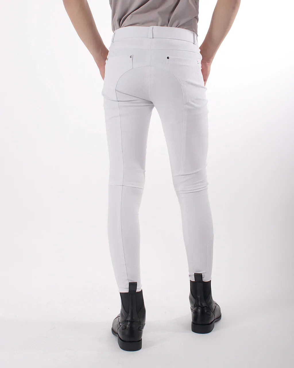 Pantalones Pantalón Breeches Fillip Junior leg grip QHP para equitación - vista 2