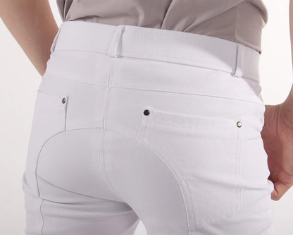 Pantalones Pantalón Breeches Fillip Junior leg grip QHP para equitación - vista 8