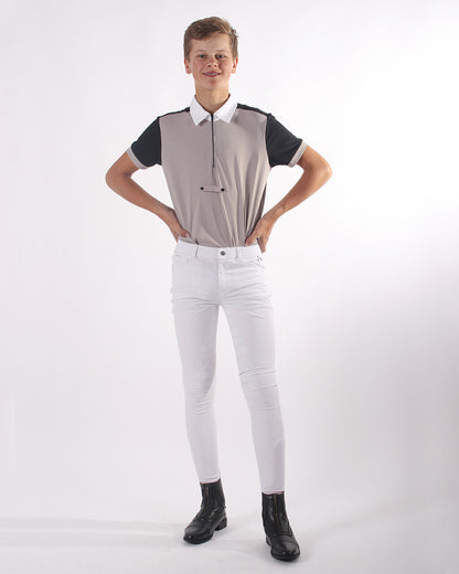 Pantalones Pantalón Breeches Fillip Junior leg grip QHP para equitación - vista 25