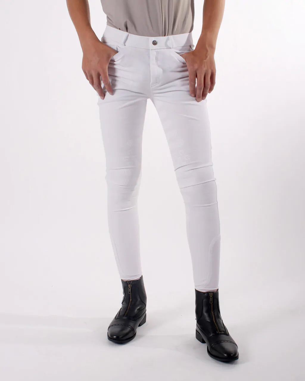Pantalones Pantalón Breeches Fillip Junior leg grip QHP para equitación - vista 18