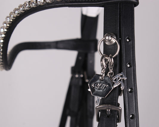 Cabezada inglesa Attachment system para Cabezada inglesa charms QHP para equitación
