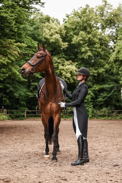 Chaqueta Long Frac Mesh Long chaqueta de competición for Women Horse Pilot para equitación - vista 7