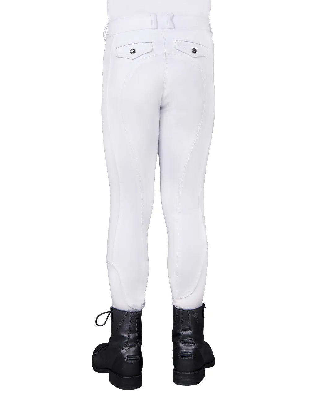 Pantalones Pantalón Breeches Kae Junior knee grip QHP para equitación - vista 2