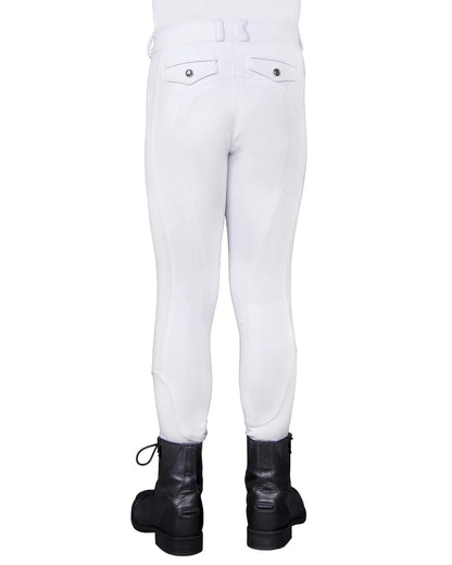 Pantalones Pantalón Breeches Kae Junior knee grip QHP para equitación - vista 2