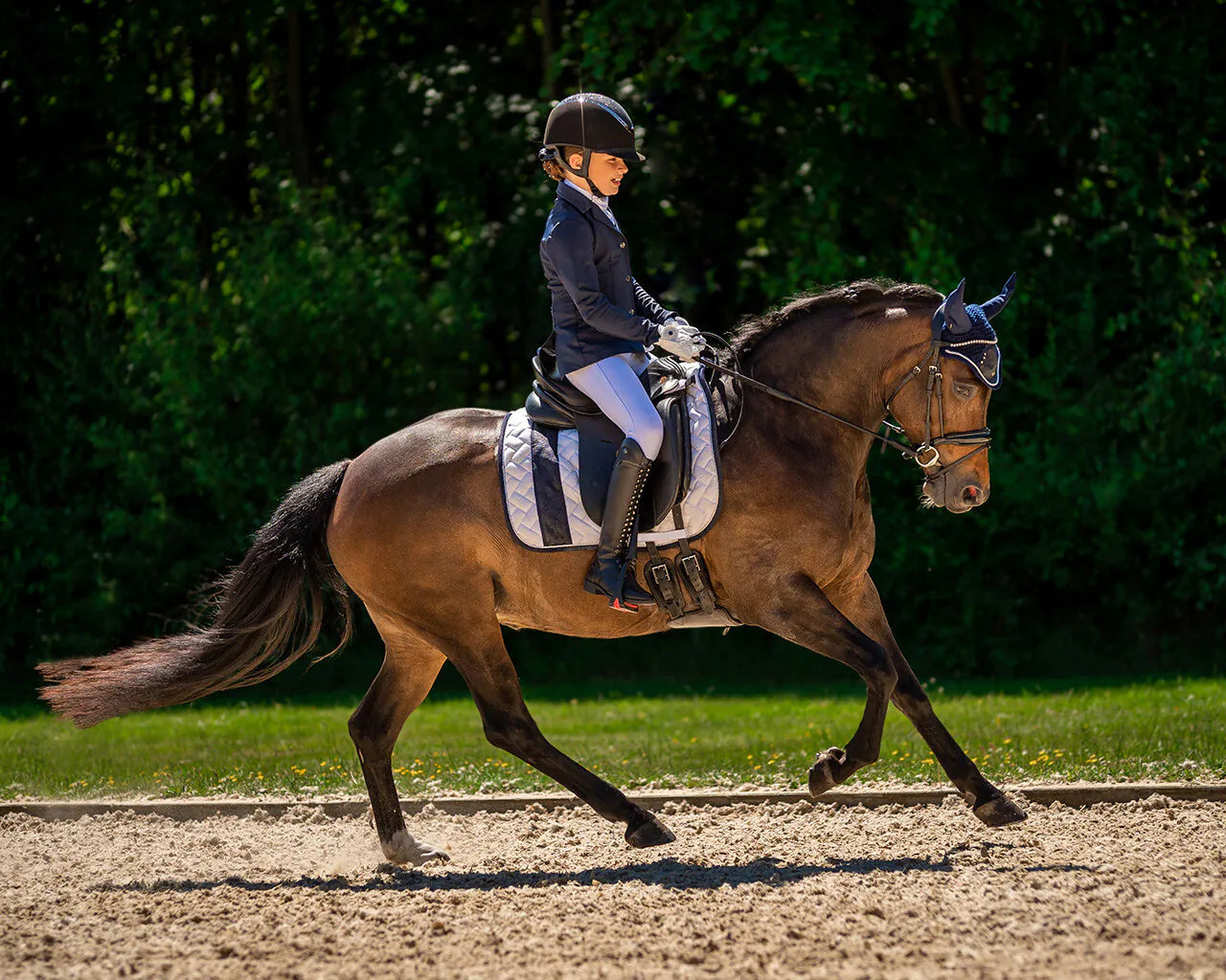 Pantalones Pantalón Breeches Kae Junior knee grip QHP para equitación - vista 20