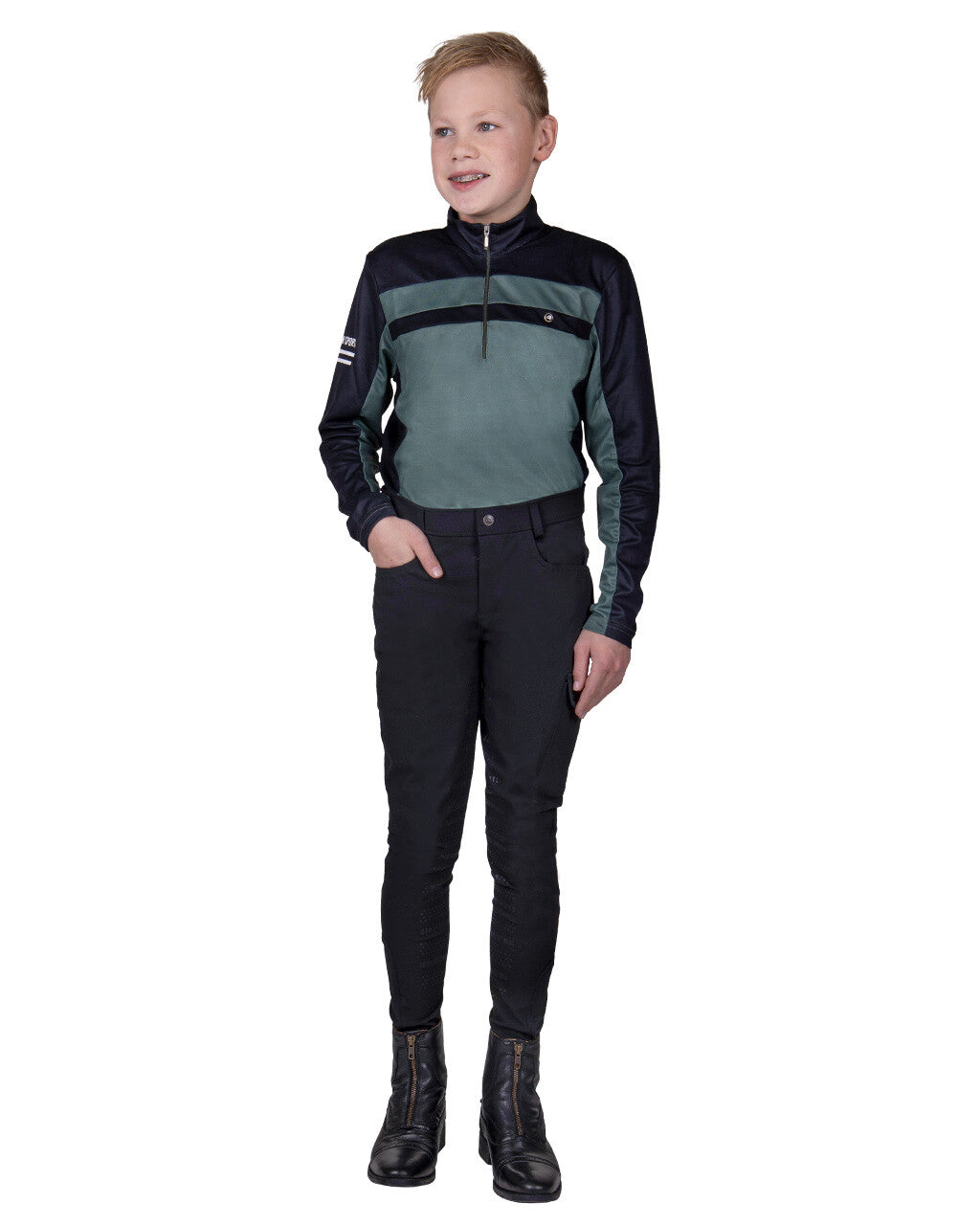 Polo / Camiseta Sport shirt Xavy Junior QHP para equitación - vista 19