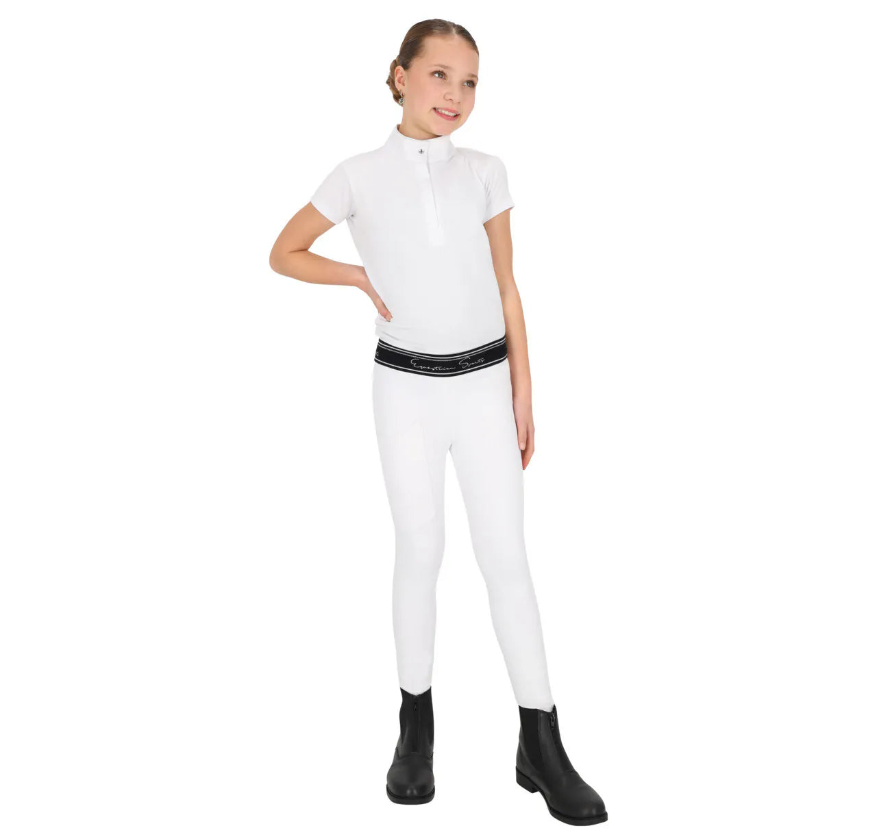 Mallas Eden Junior Competition full grip QHP para equitación - vista 12