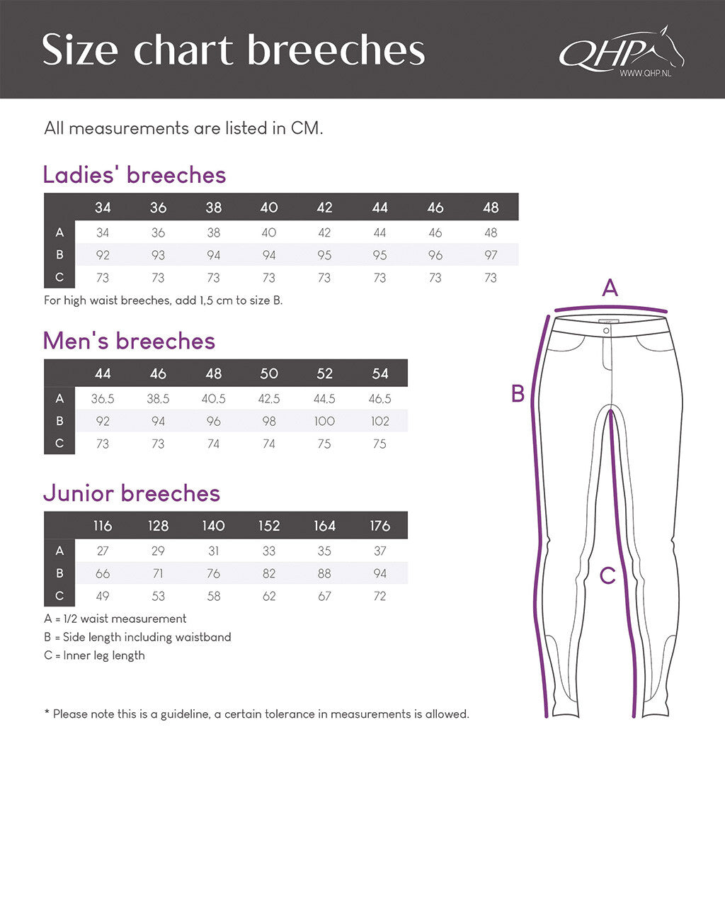 Mallas Kae leg grip QHP para equitación - vista 5