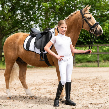 Mallas Kae Junior leg grip QHP para equitación - vista 4
