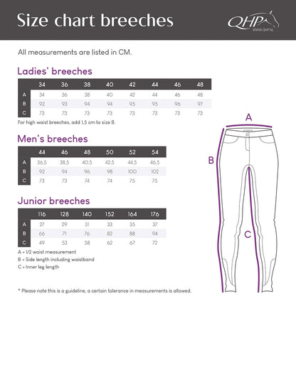 Mallas Kae Junior leg grip QHP para equitación - vista 7