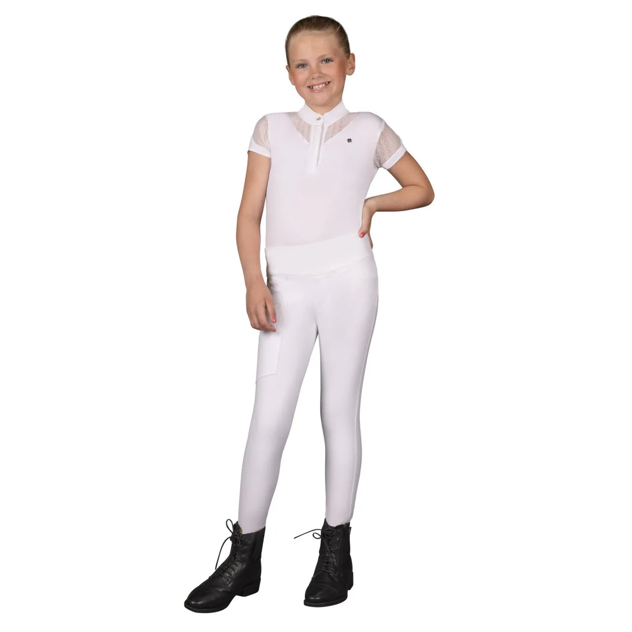 Mallas Kae Junior leg grip QHP para equitación - vista 20