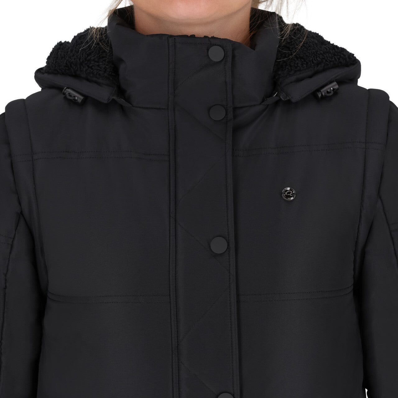 Chaqueta invierno jacket Rayah con desmontable sleeves QHP para invierno - vista 19