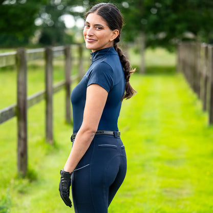 Pantalones Pantalón Breeches Nyomi leg grip QHP para equitación - vista 2