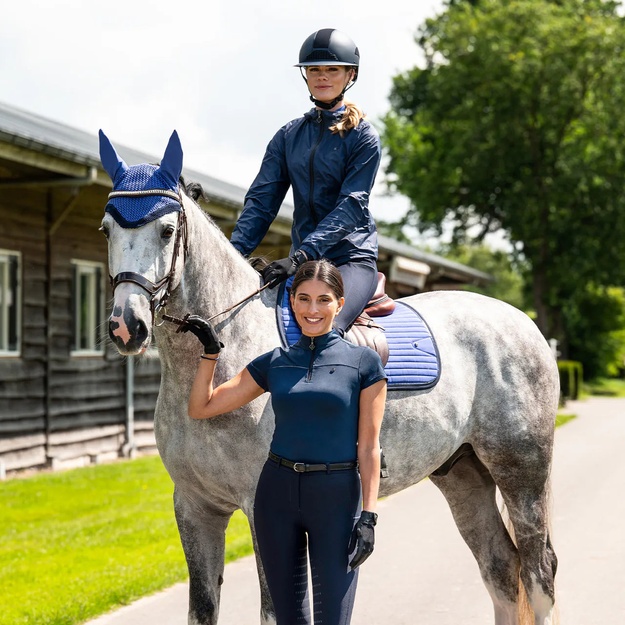 Pantalones Pantalón Breeches Nyomi leg grip QHP para equitación - vista 4