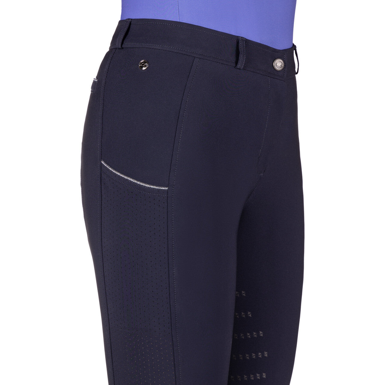 Pantalones Pantalón Breeches Nyomi leg grip QHP para equitación - vista 17