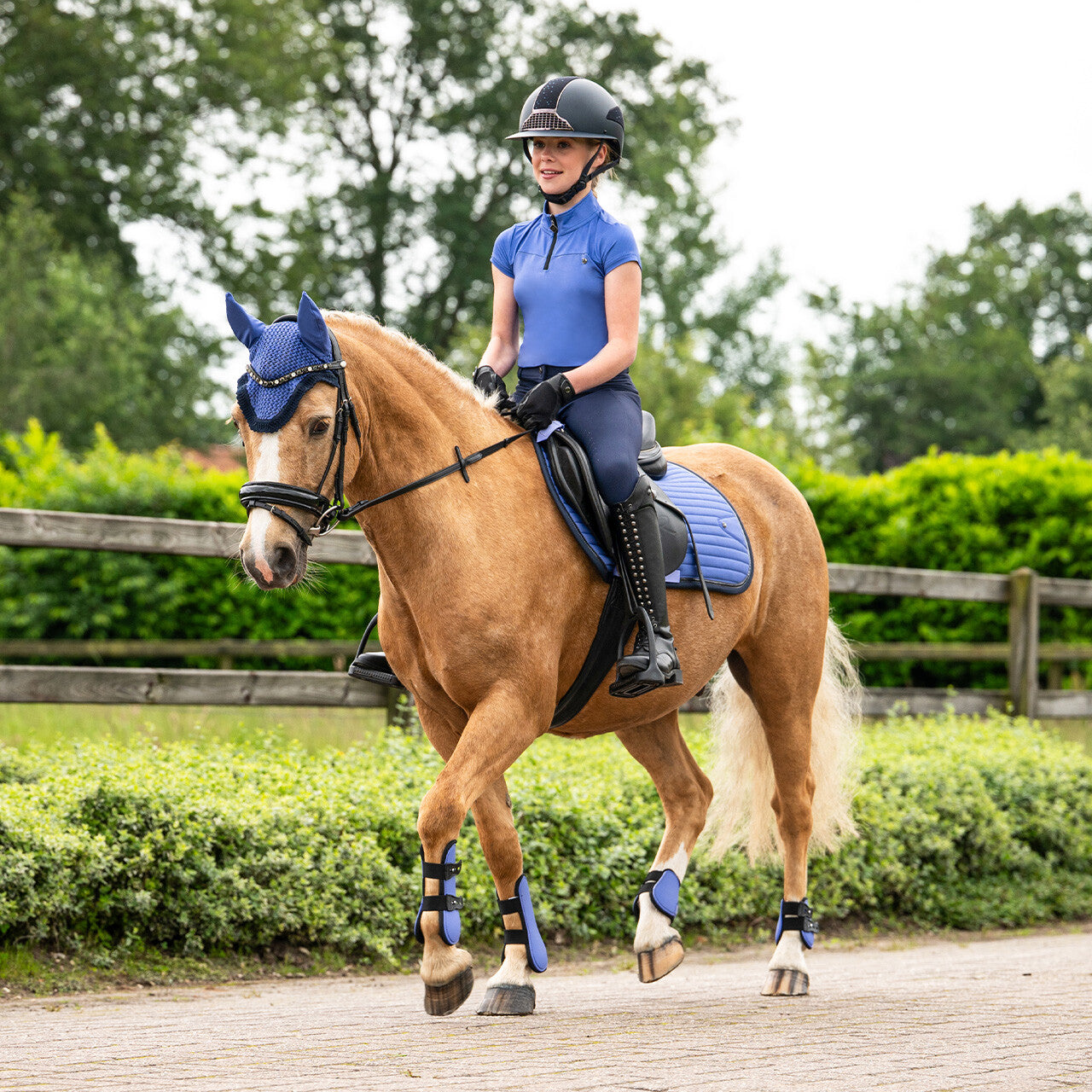 Pantalones Pantalón Breeches Nyomi Junior leg grip QHP para equitación