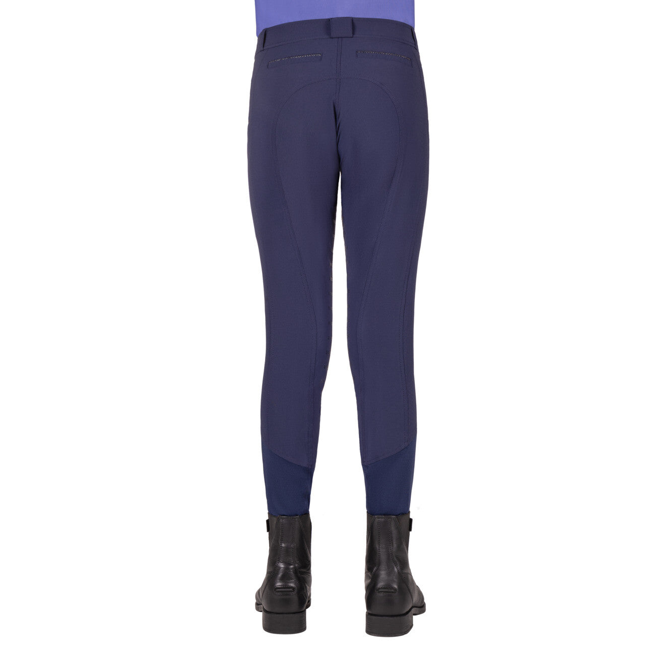 Pantalones Pantalón Breeches Nyomi Junior leg grip QHP para equitación - vista 7