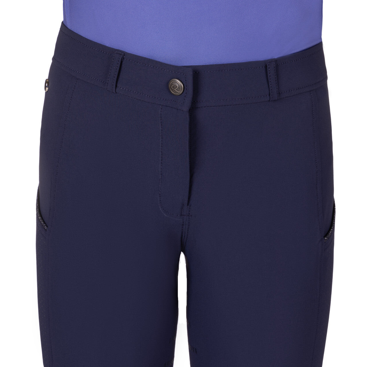 Pantalones Pantalón Breeches Nyomi Junior leg grip QHP para equitación - vista 11
