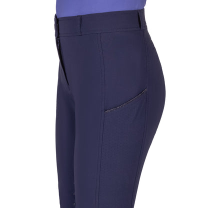 Pantalones Pantalón Breeches Nyomi Junior leg grip QHP para equitación - vista 13