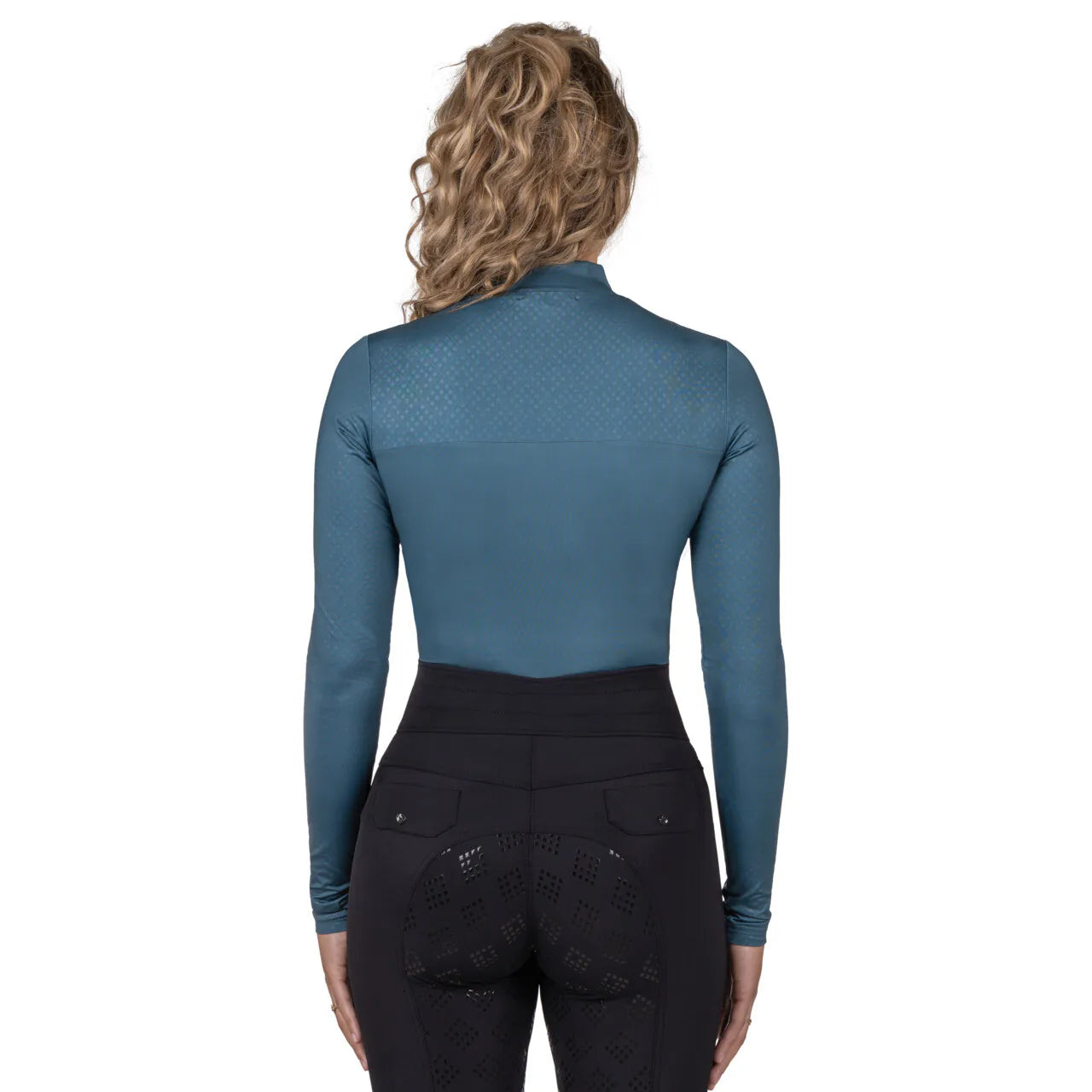 Polo / Camiseta Sport shirt longsleeve Micah QHP para equitación - vista 2