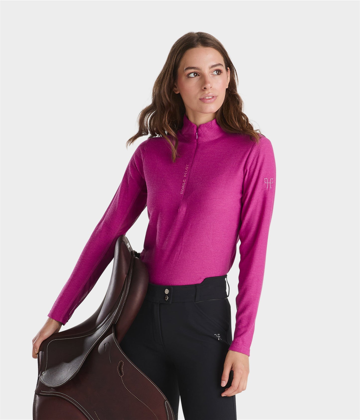 Camisas técnicas Suntech Shirt Lightweight Anti-UV Long-Sleeved Riding T-shirt for women Horse Pilot para equitación