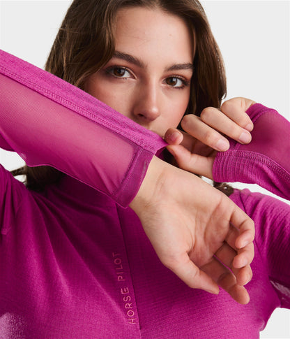 Camisas técnicas Suntech Shirt Lightweight Anti-UV Long-Sleeved Riding T-shirt for women Horse Pilot para equitación - vista 4