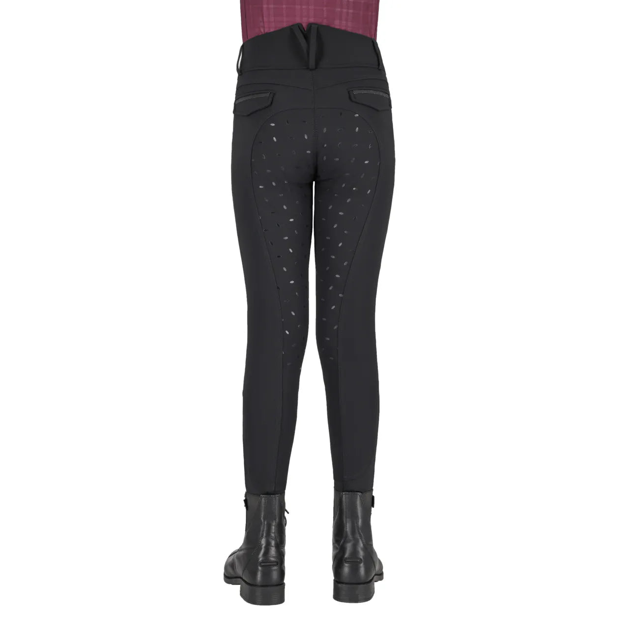 Pantalones Pantalón Breeches Zahra Junior full grip QHP para equitación - vista 4