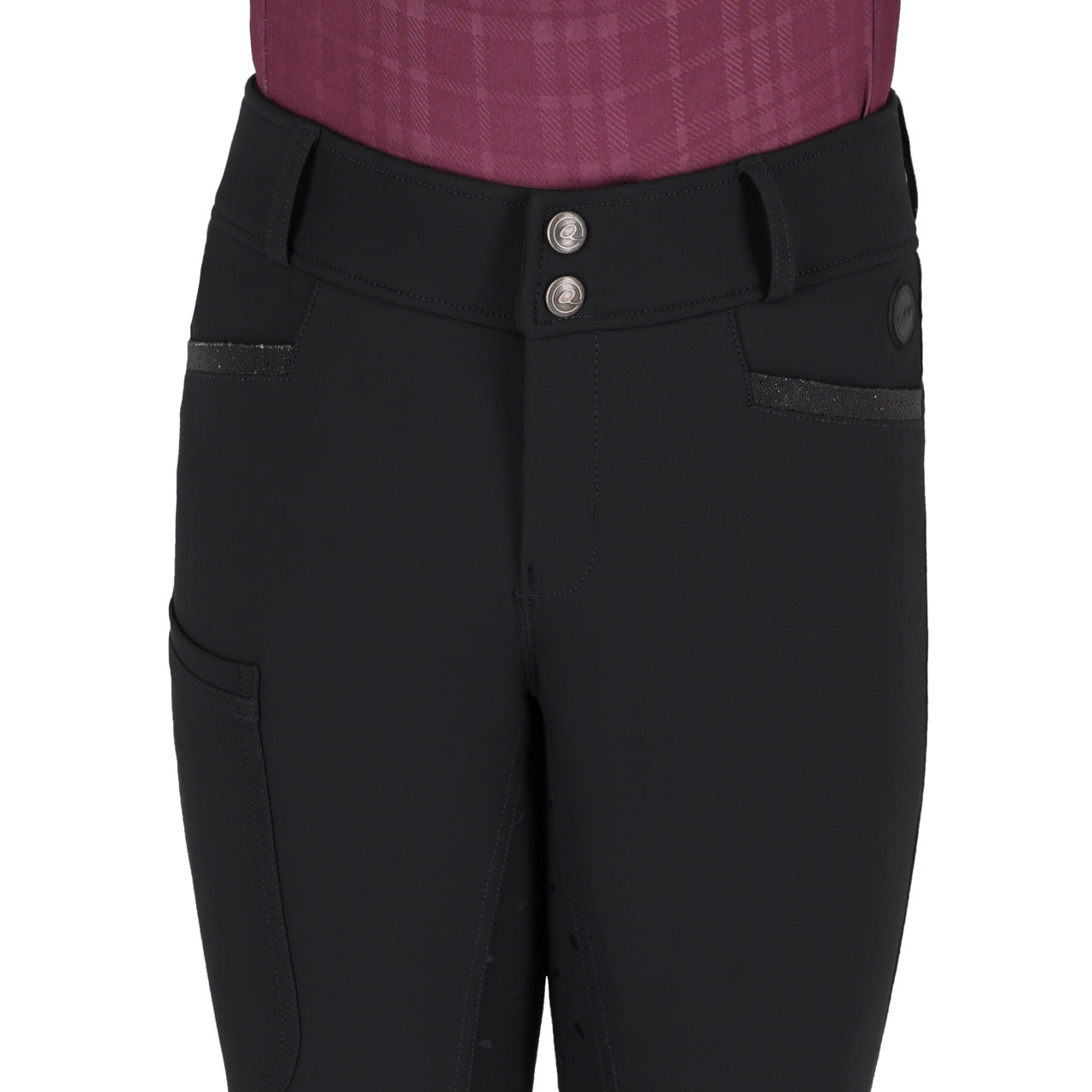 Pantalones Pantalón Breeches Zahra Junior full grip QHP para equitación - vista 7