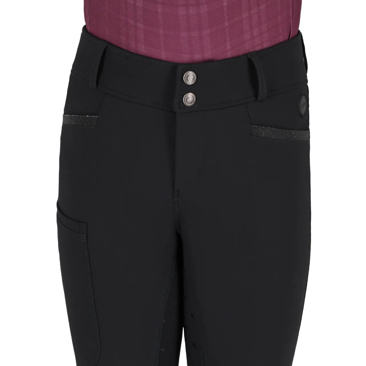 Pantalones Pantalón Breeches Zahra Junior full grip QHP para equitación - vista 8