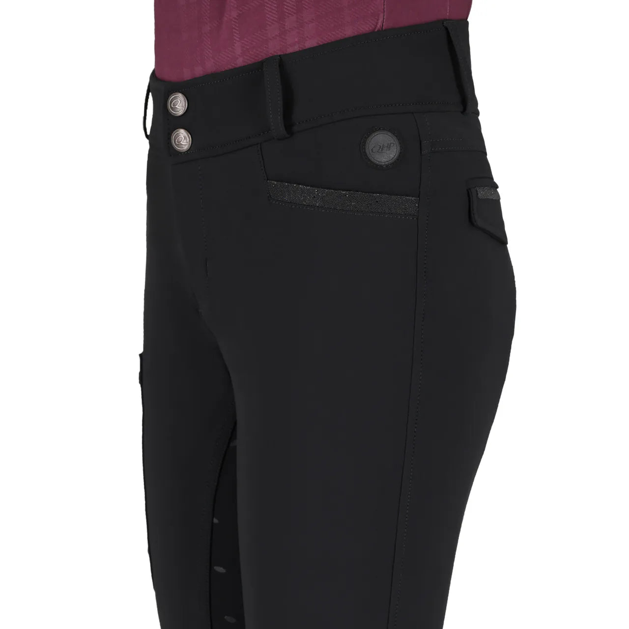 Pantalones Pantalón Breeches Zahra Junior full grip QHP para equitación - vista 10