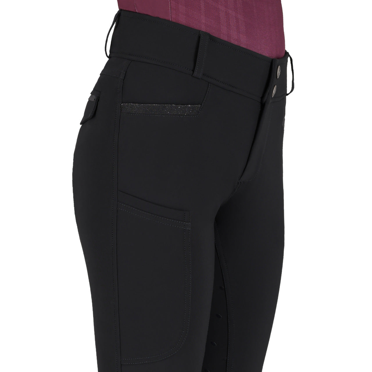 Pantalones Pantalón Breeches Zahra Junior full grip QHP para equitación - vista 11