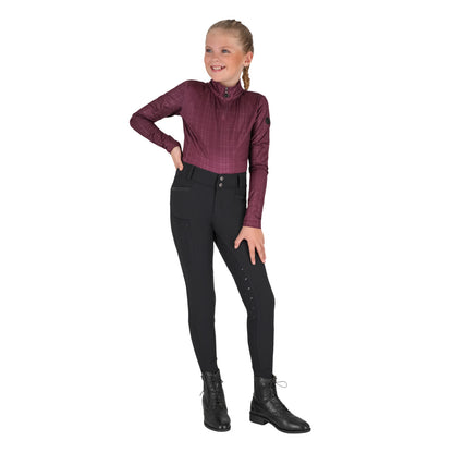 Pantalones Pantalón Breeches Zahra Junior full grip QHP para equitación - vista 15
