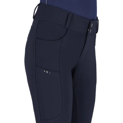 Pantalones Pantalón Breeches Lymee softshell Junior full grip QHP para equitación - vista 14