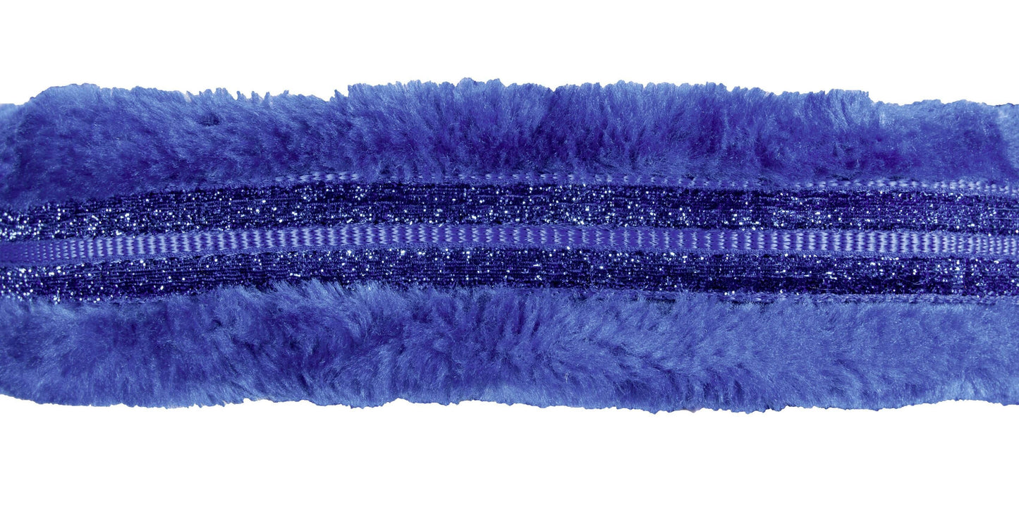 Cabezada nylon -Glitter- con borreguillo HKM para equitación - vista 3