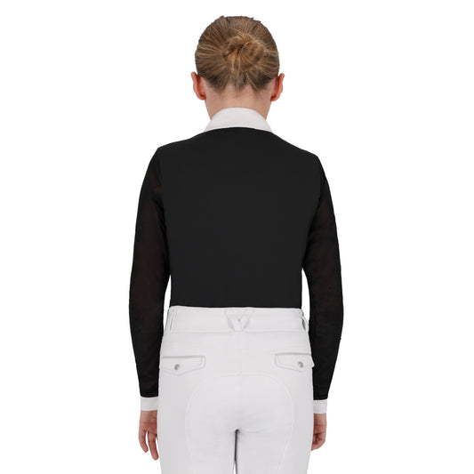 Polo / Camiseta Competition shirt Sennah Junior QHP para equitación