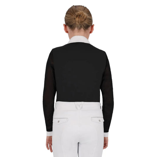 Polo / Camiseta Competition shirt Sennah Junior QHP para equitación - vista 2