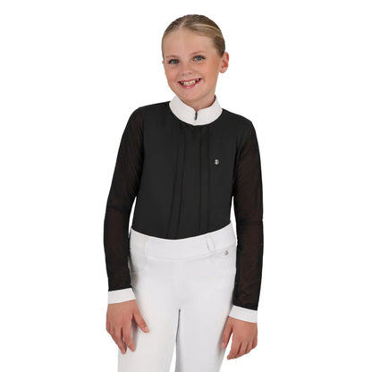Polo / Camiseta Competition shirt Sennah Junior QHP para equitación - vista 18