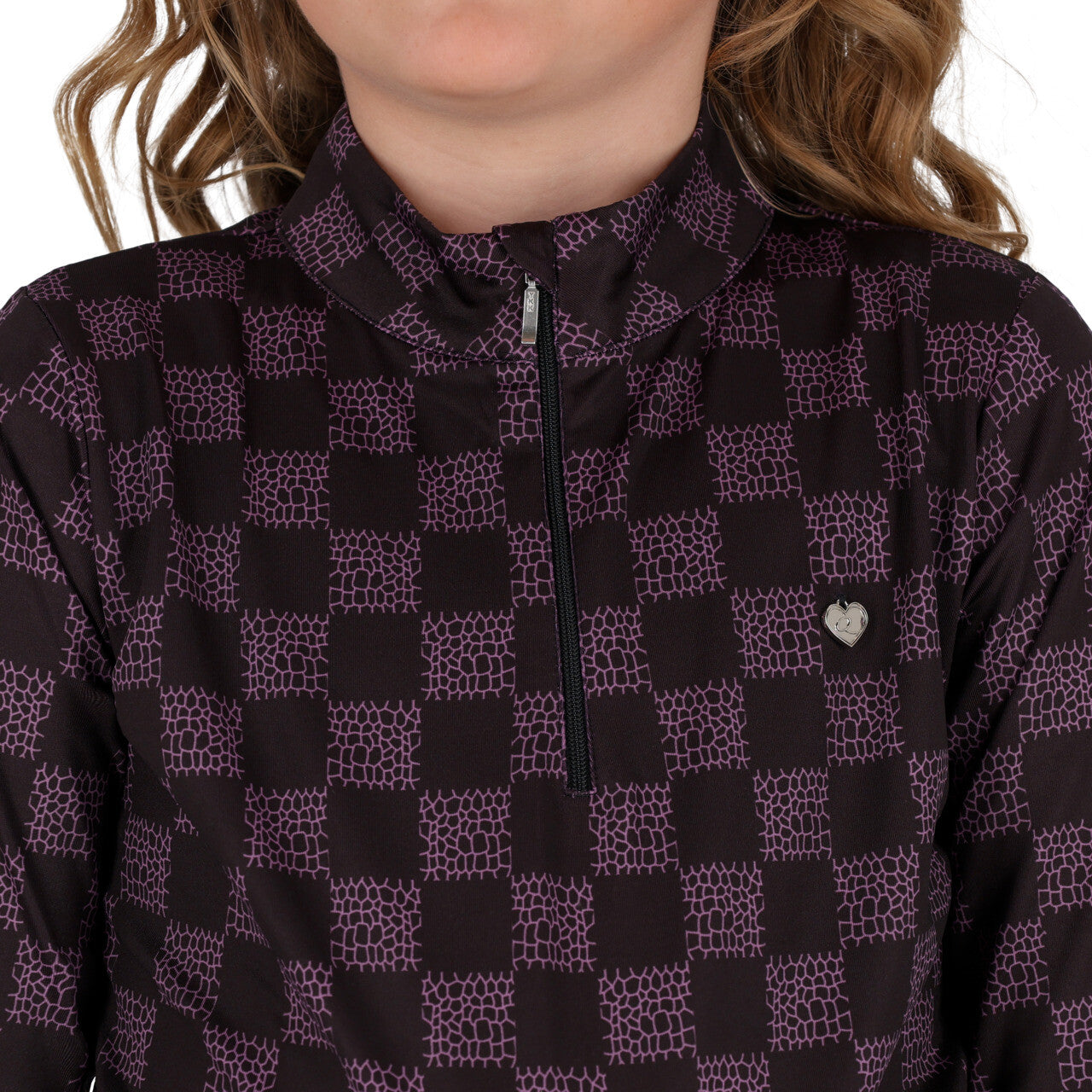 Polo / Camiseta Sport shirt Lize Junior QHP para equitación - vista 3