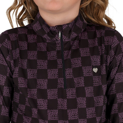 Polo / Camiseta Sport shirt Lize Junior QHP para equitación - vista 3