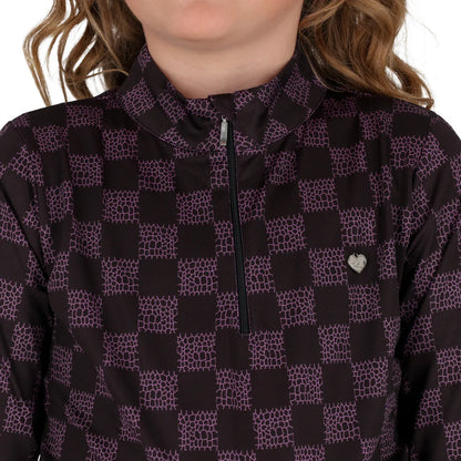 Polo / Camiseta Sport shirt Lize Junior QHP para equitación - vista 4