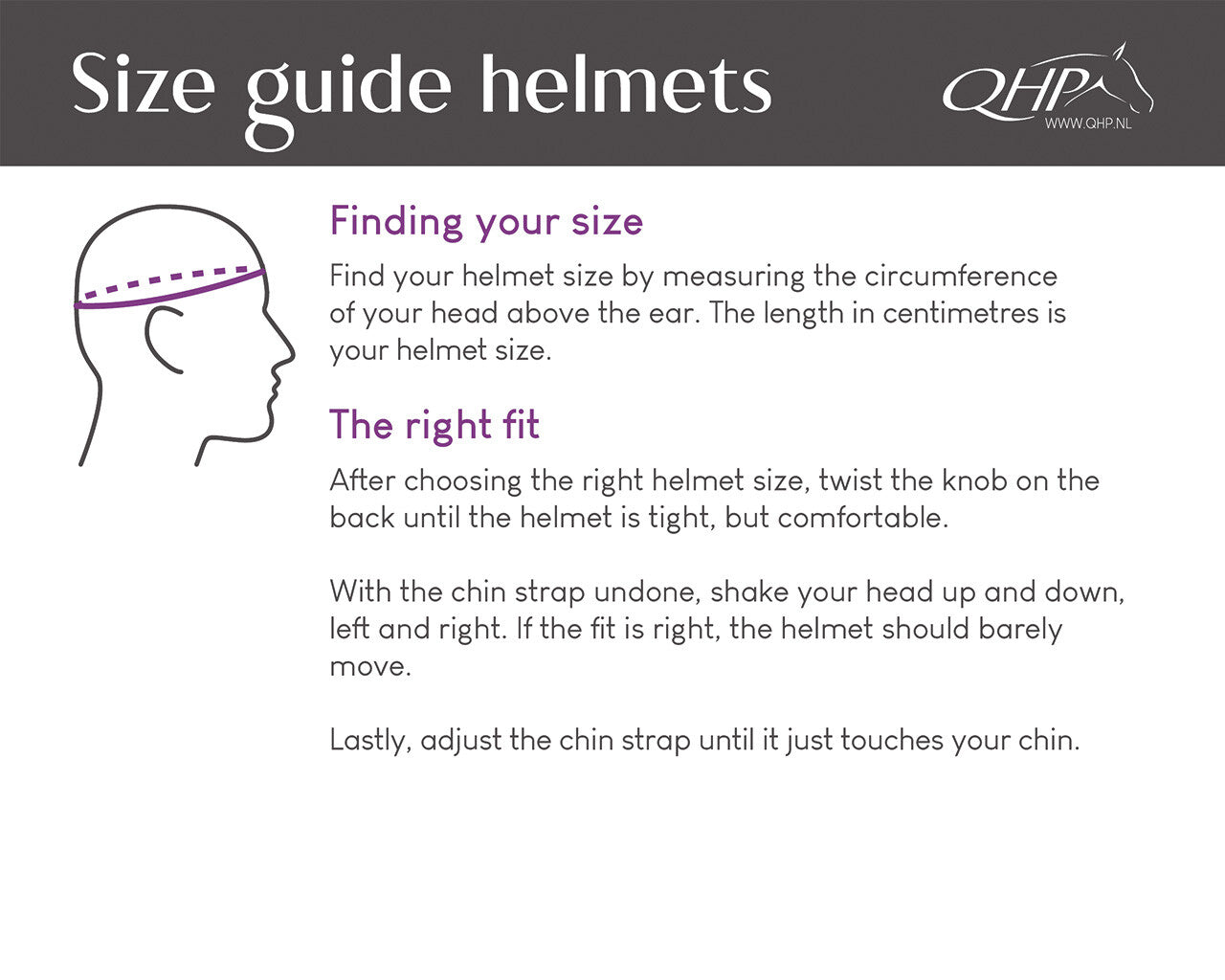 Cascos Safety Helmet Detroit QHP para equitación - vista 7