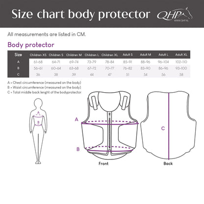 Body protector Junior QHP para equitación - vista 13