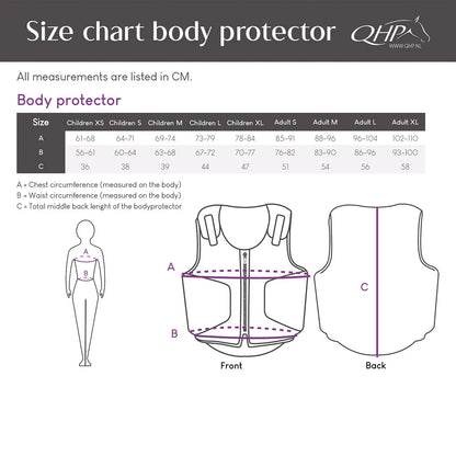 Body protector Junior QHP para equitación - vista 14