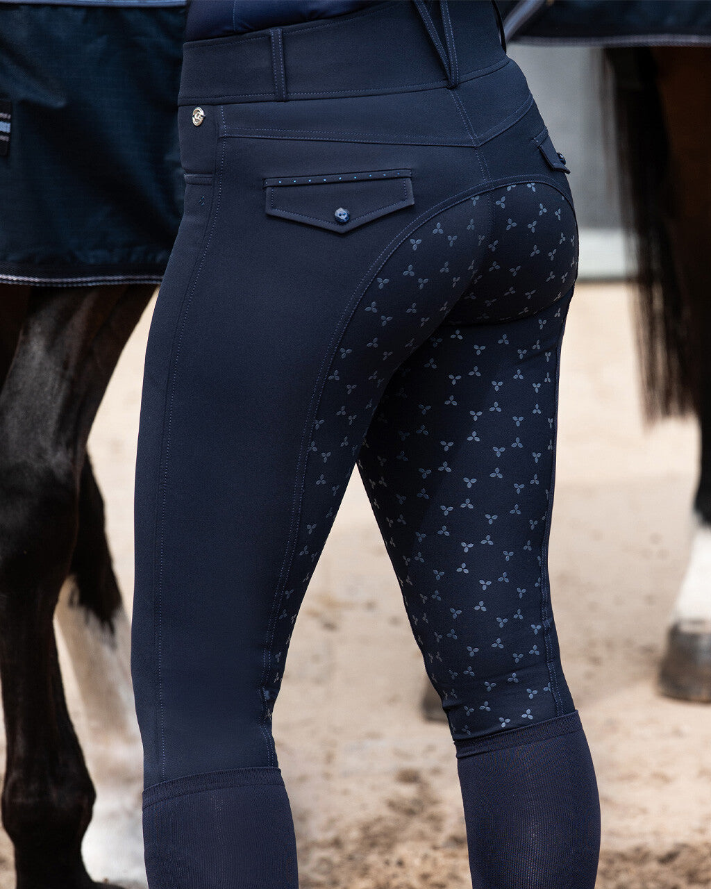Pantalones Pantalón Breeches Aubree full grip QHP para equitación - vista 22