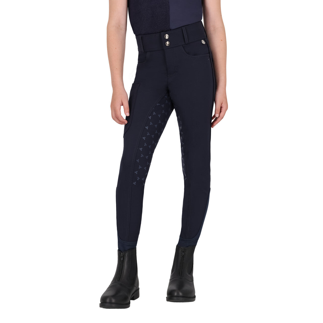Pantalones Pantalón Breeches Aubree Junior full grip QHP para equitación