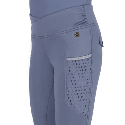 Mallas Aubree Junior leg grip QHP para equitación - vista 38
