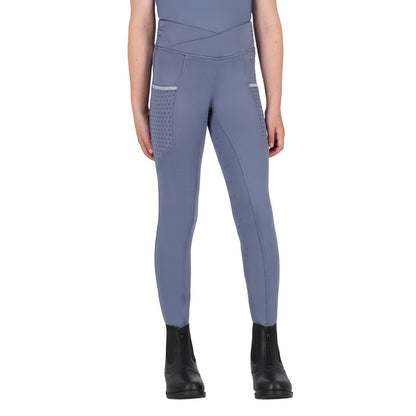 Mallas Aubree Junior leg grip QHP para equitación - vista 35