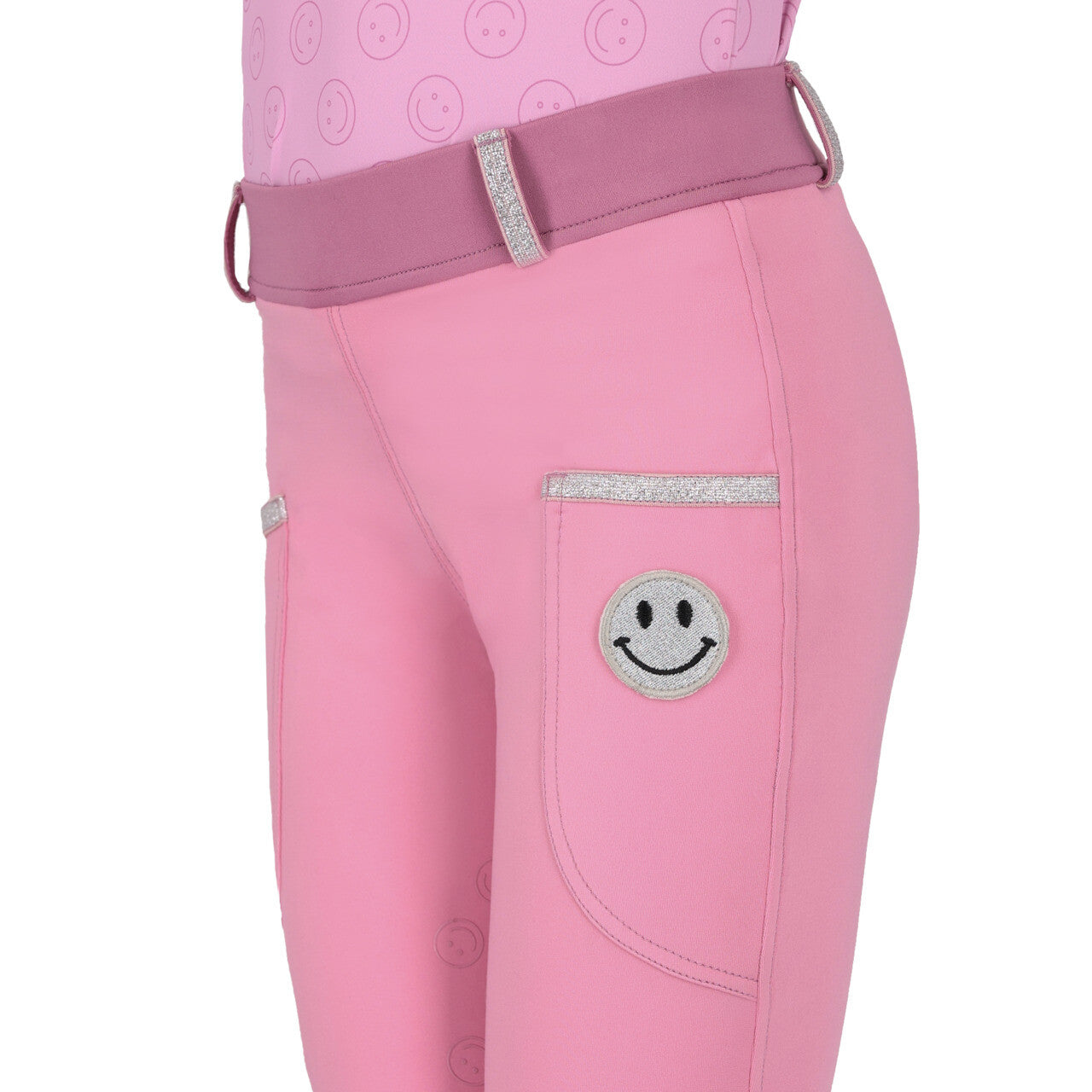 Mallas Rosalynn Junior full grip QHP para equitación - vista 3