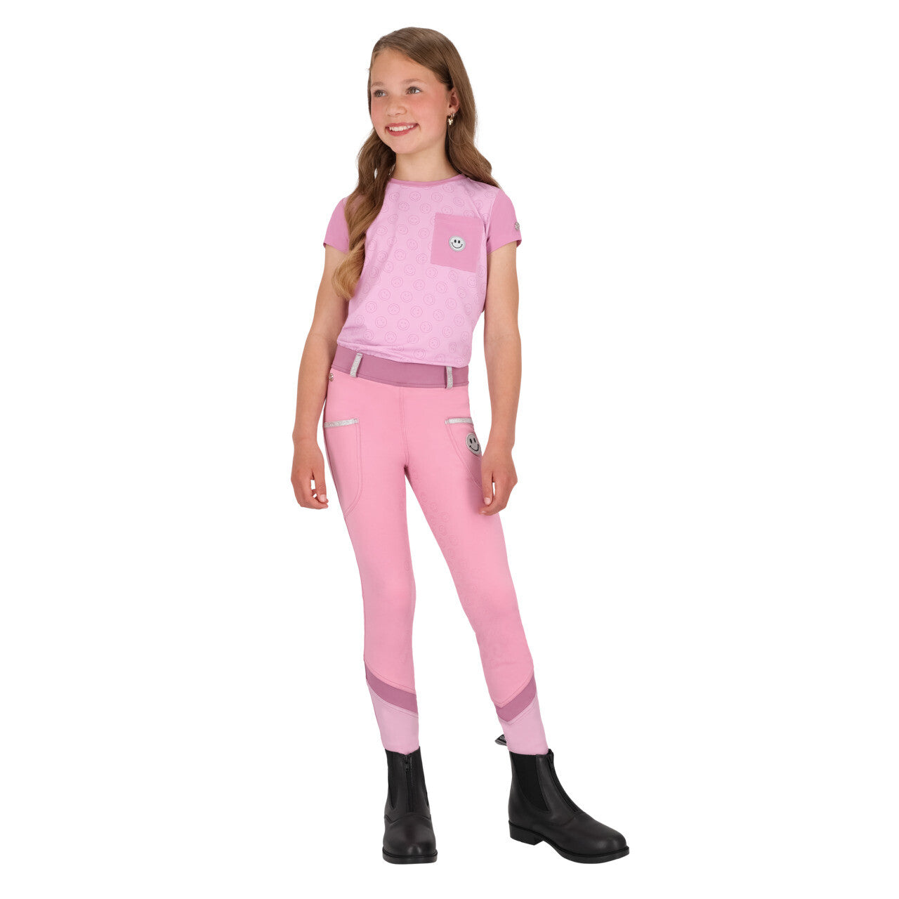 Mallas Rosalynn Junior full grip QHP para equitación - vista 6